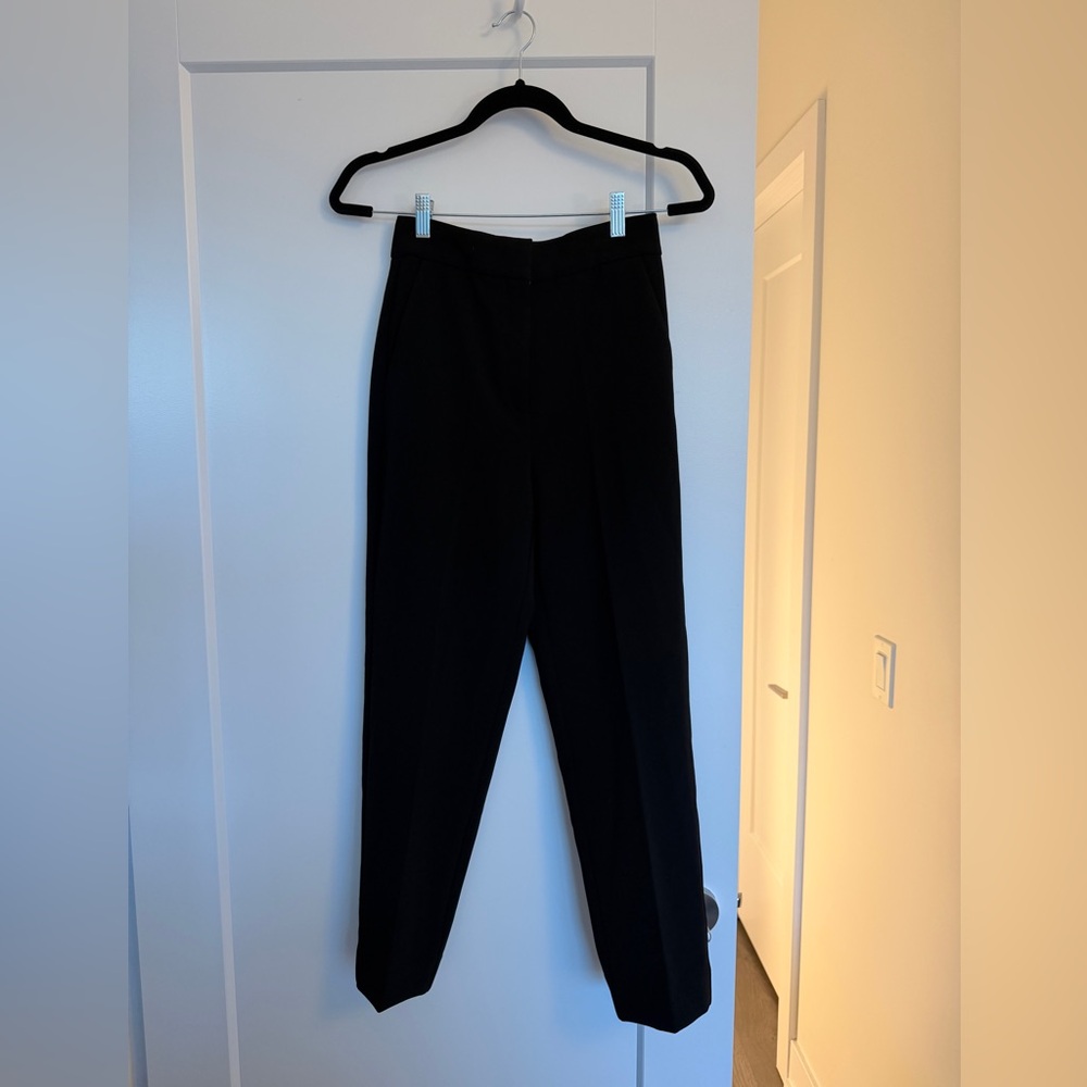 Babaton Atelier Black Tailored Pants (Altered, Adjustable Waist)
